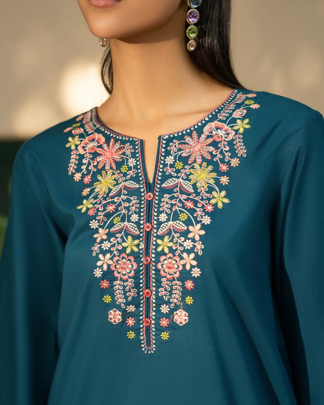 Misha Linen Drop 1 Graceful Teal