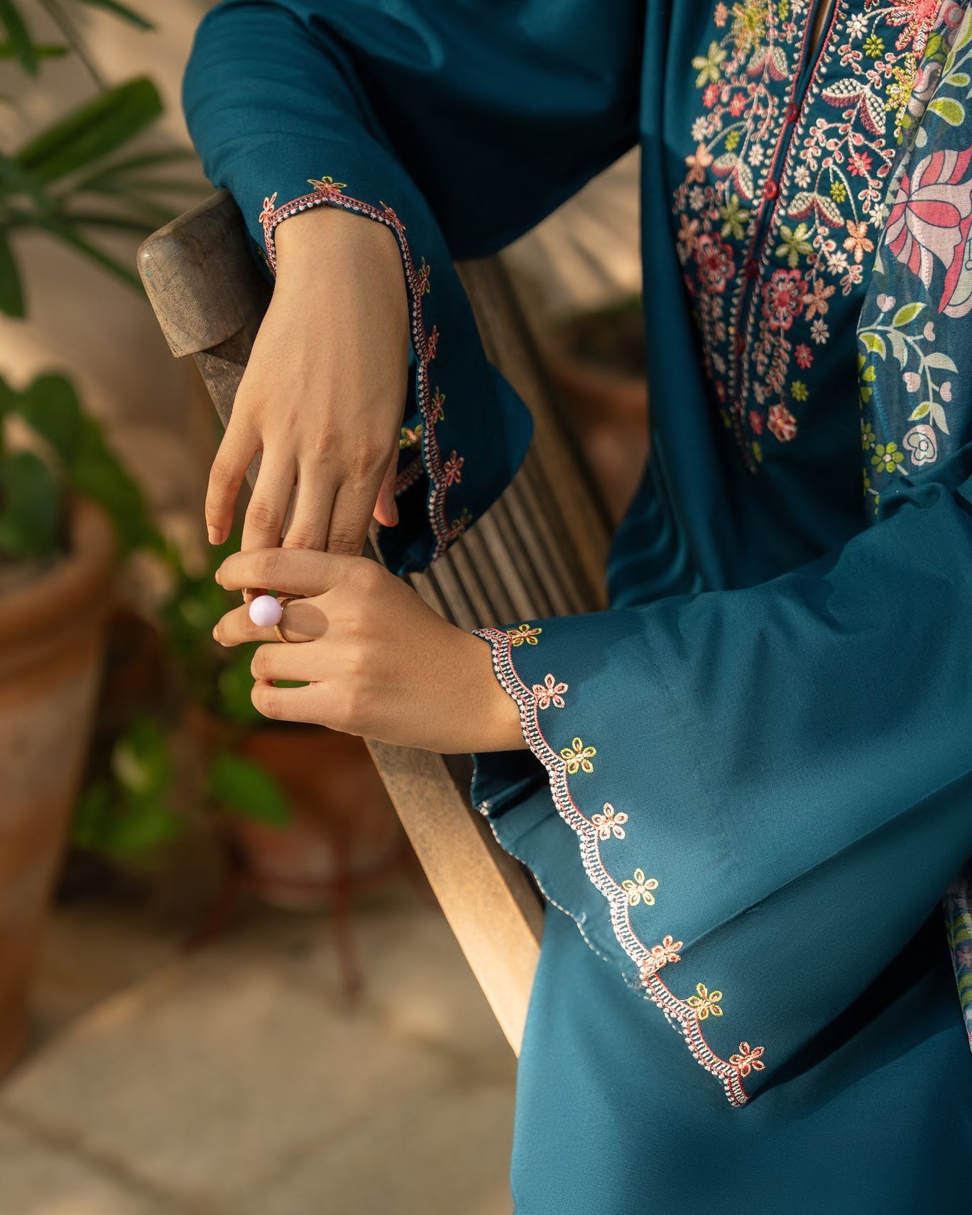 Misha Linen Drop 1 Graceful Teal