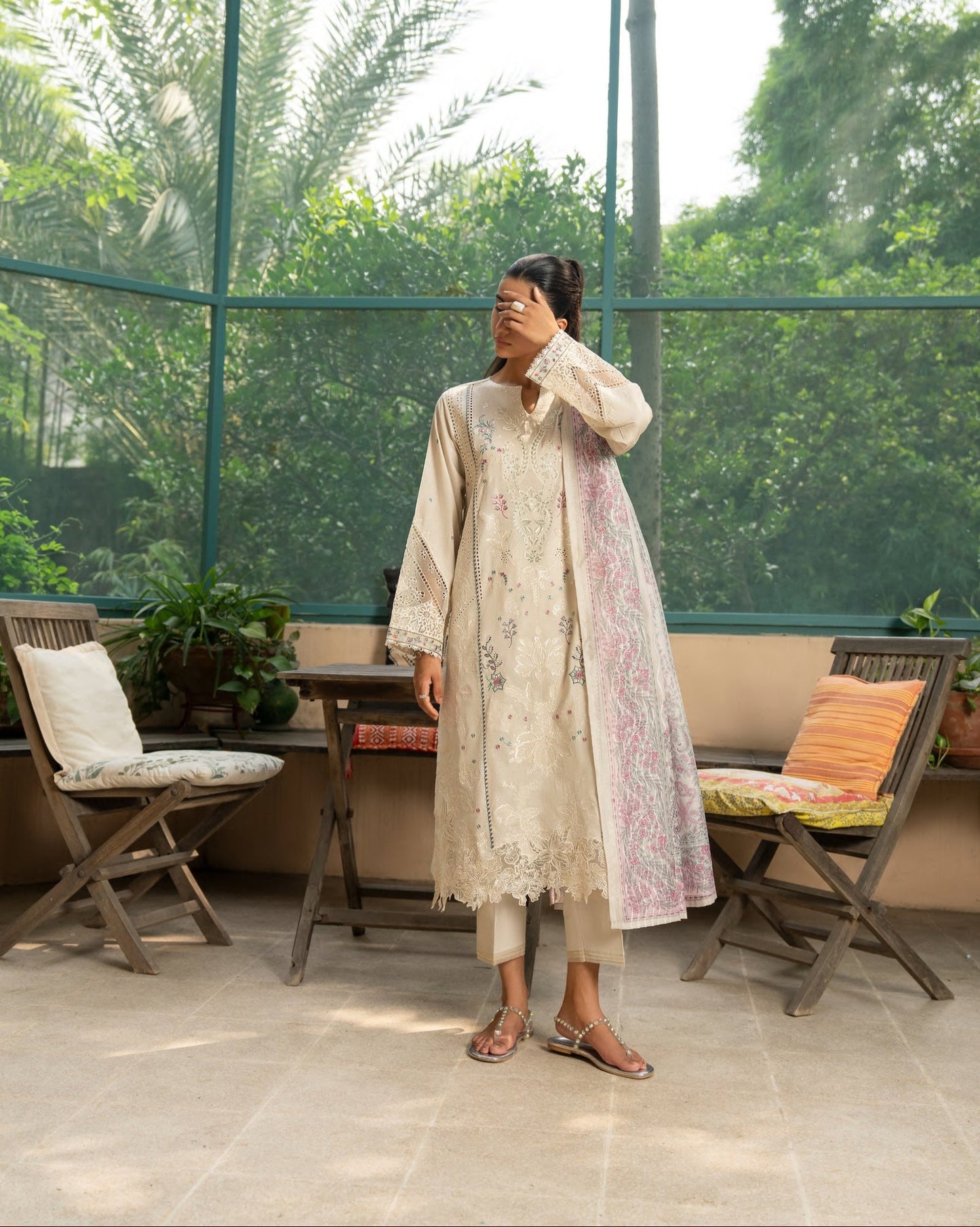 Misha Linen Drop 1 Beige