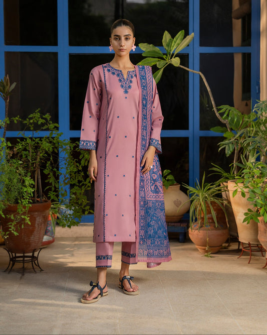 Misha Linen Drop 1 Mauve Pink