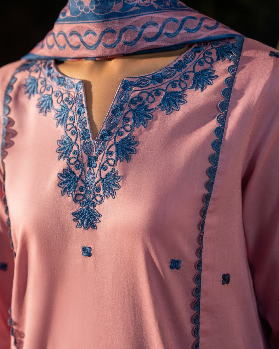 Misha Linen Drop 1 Mauve Pink