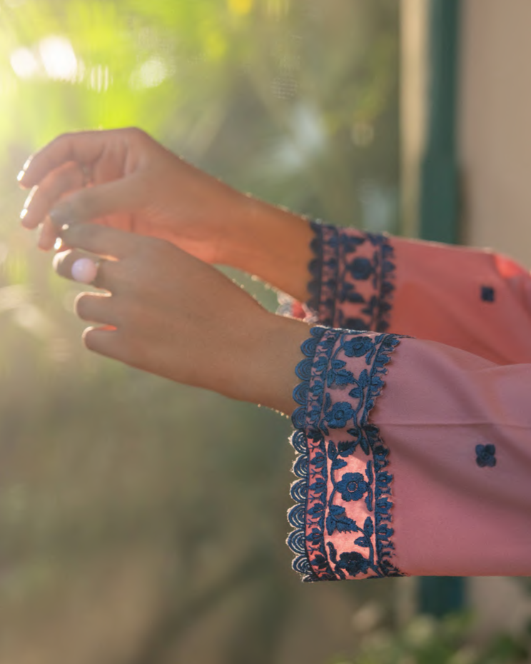 Misha Linen Drop 1 Mauve Pink