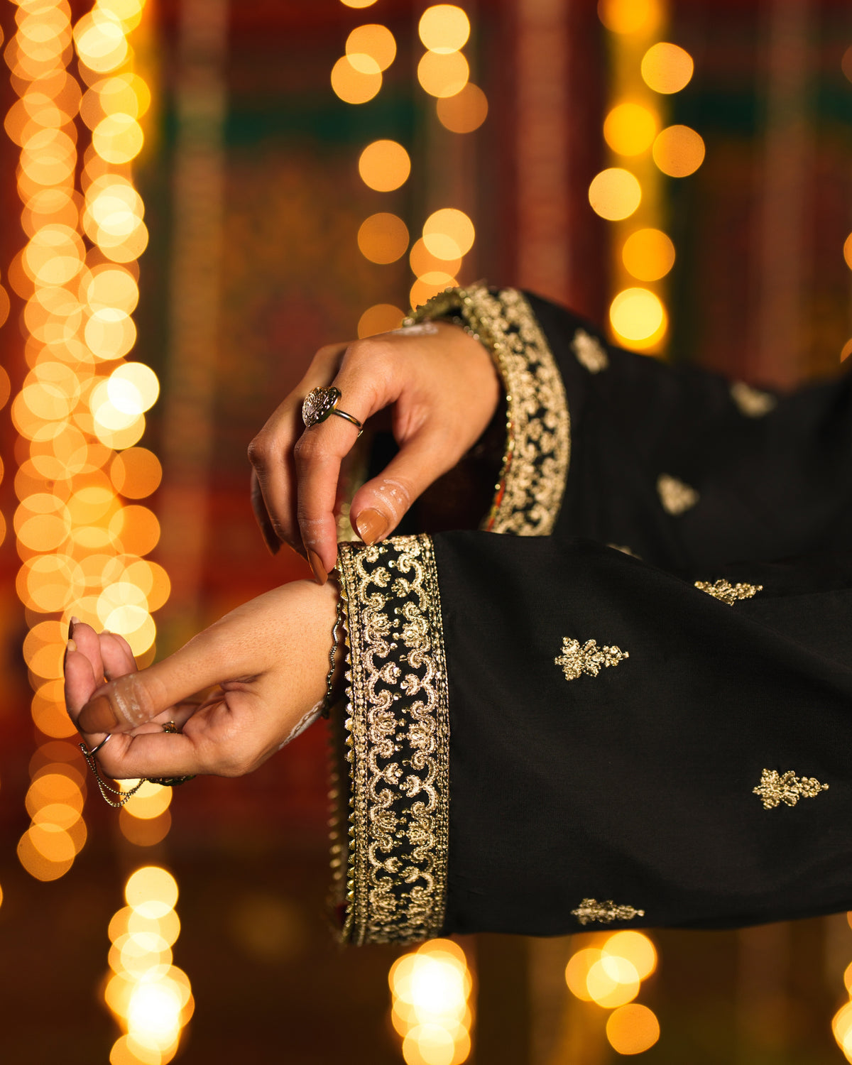 Chand Bali Nur e Shab Black