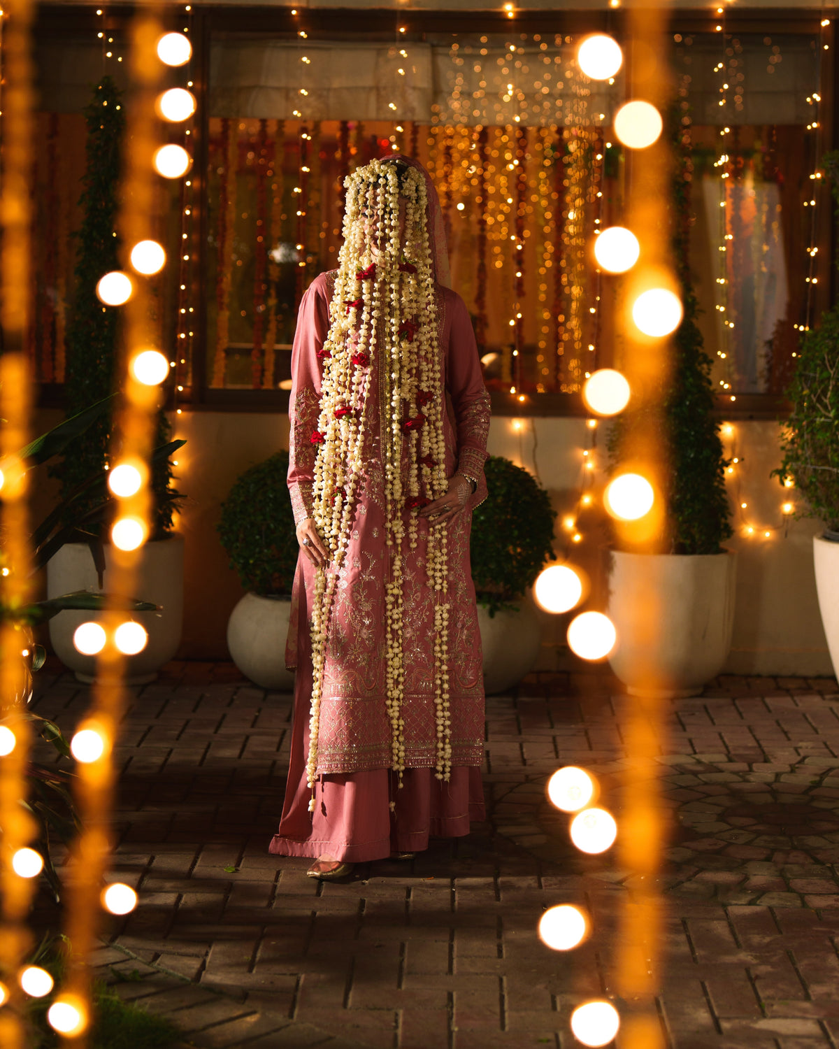 Chand Bali Zar Gul Pink