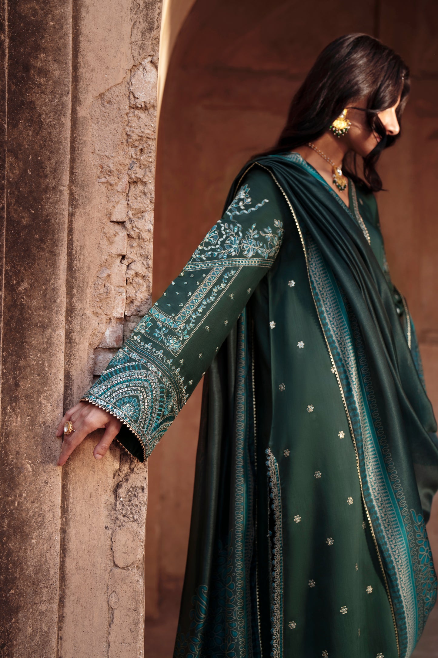 Ishqia Silk Sabz-E-Ishq