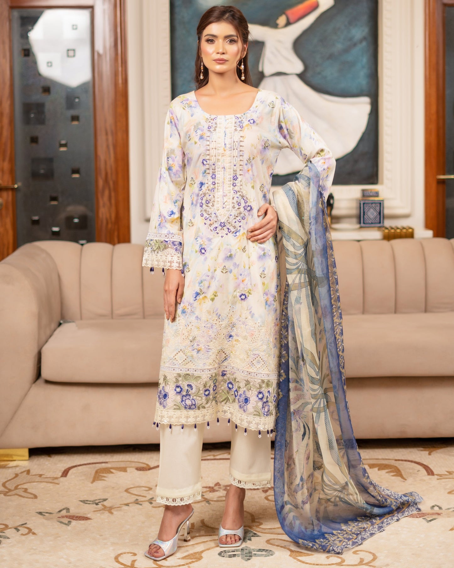 Munira Mehak Shirt MSL 07 Off White