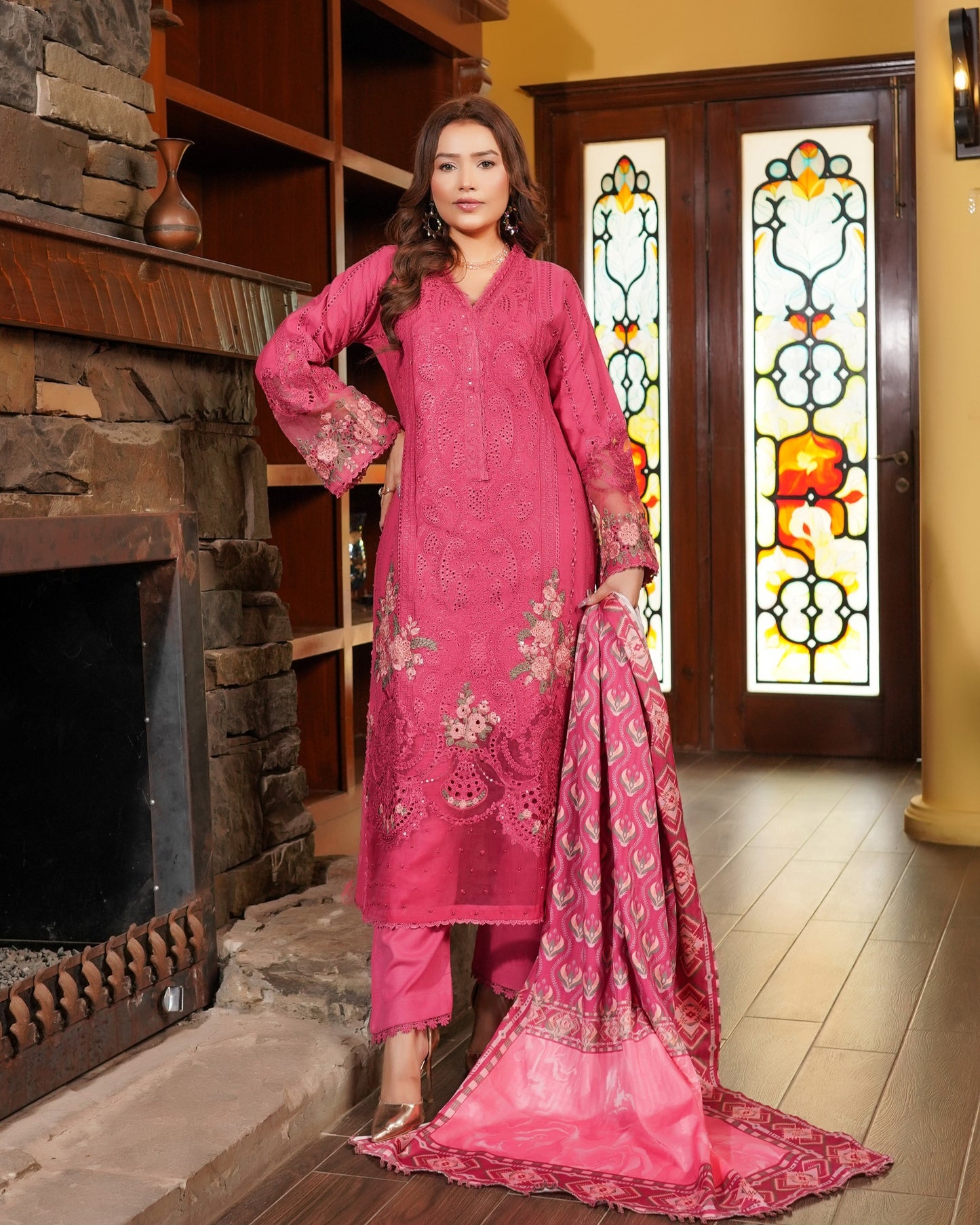 Munira 7 Spellbinging Dhanak MSL 02 Pink