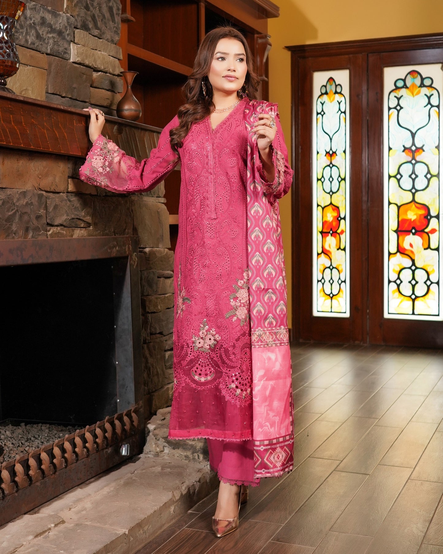 Munira 7 Spellbinging Dhanak MSL 02 Pink