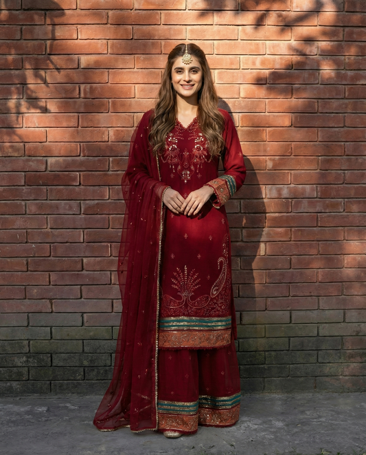 NPG Chiffon- 112 Mehroon