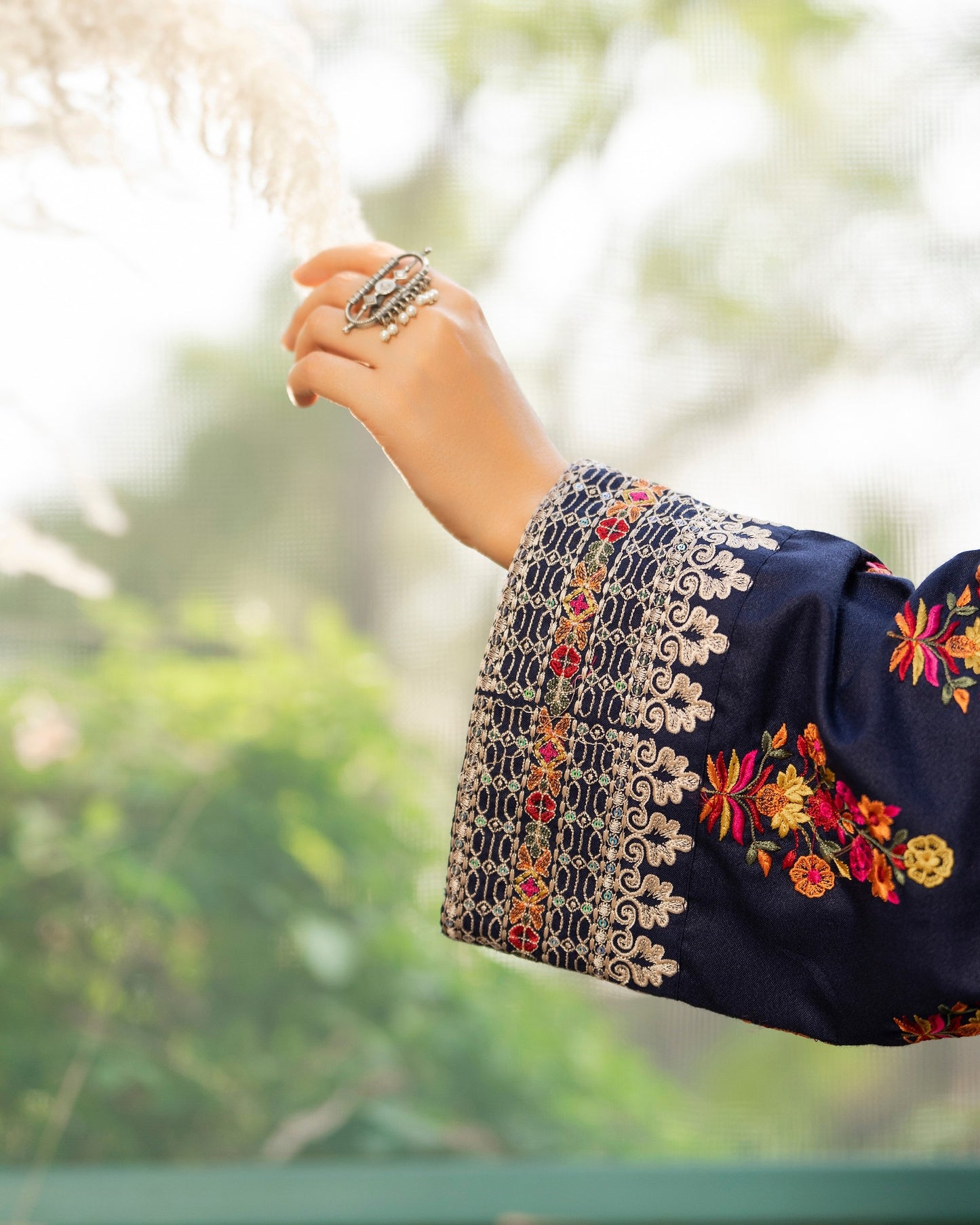 Karma Nigar Kotrai 1521 Peacock Blue