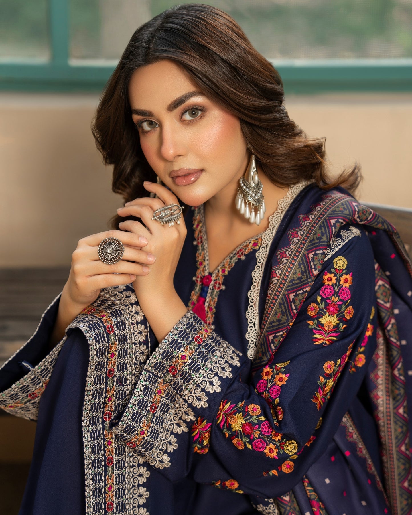 Karma Nigar Kotrai 1521 Peacock Blue