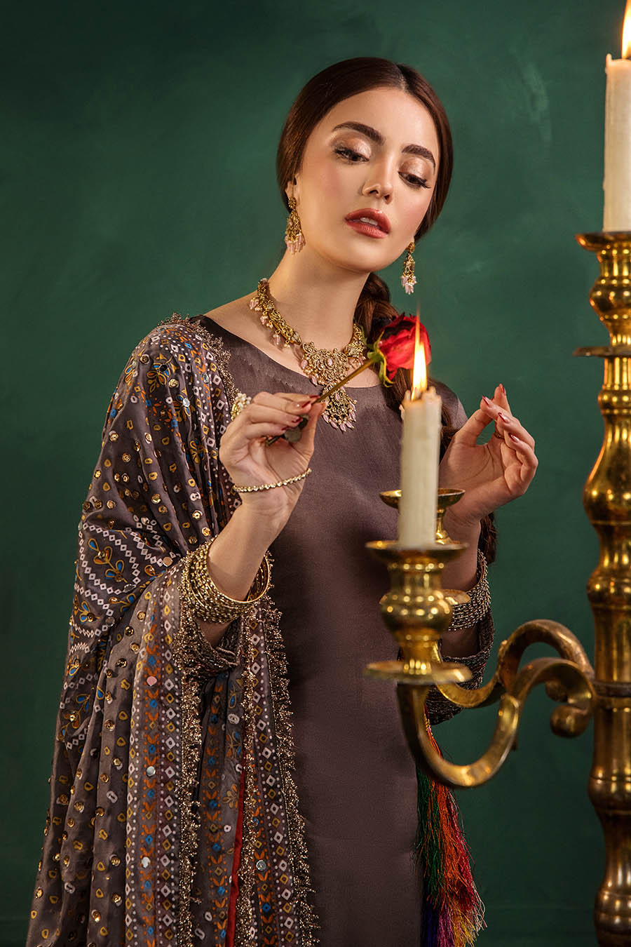 P305 Long Shirt Metal Brown