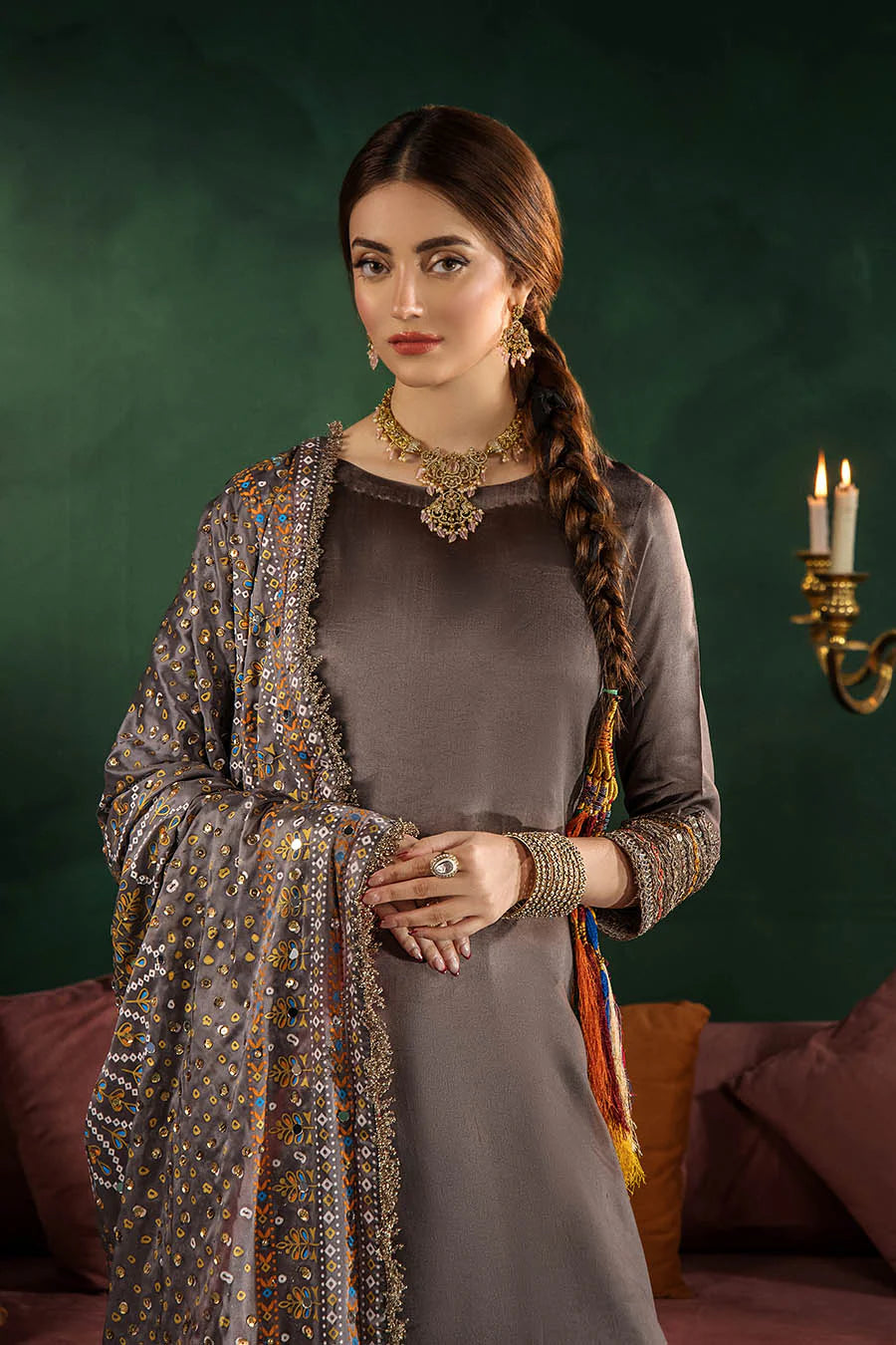 P305 Long Shirt Metal Brown