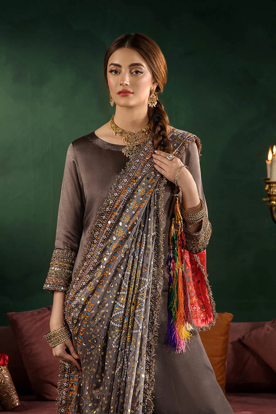 P305 Long Shirt Metal Brown