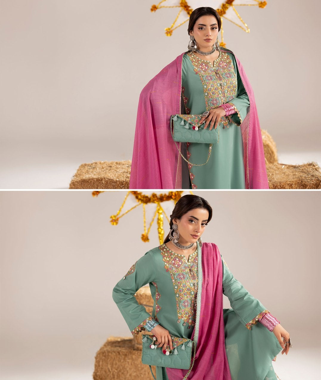 Phulkari ZR 2615 Aqua