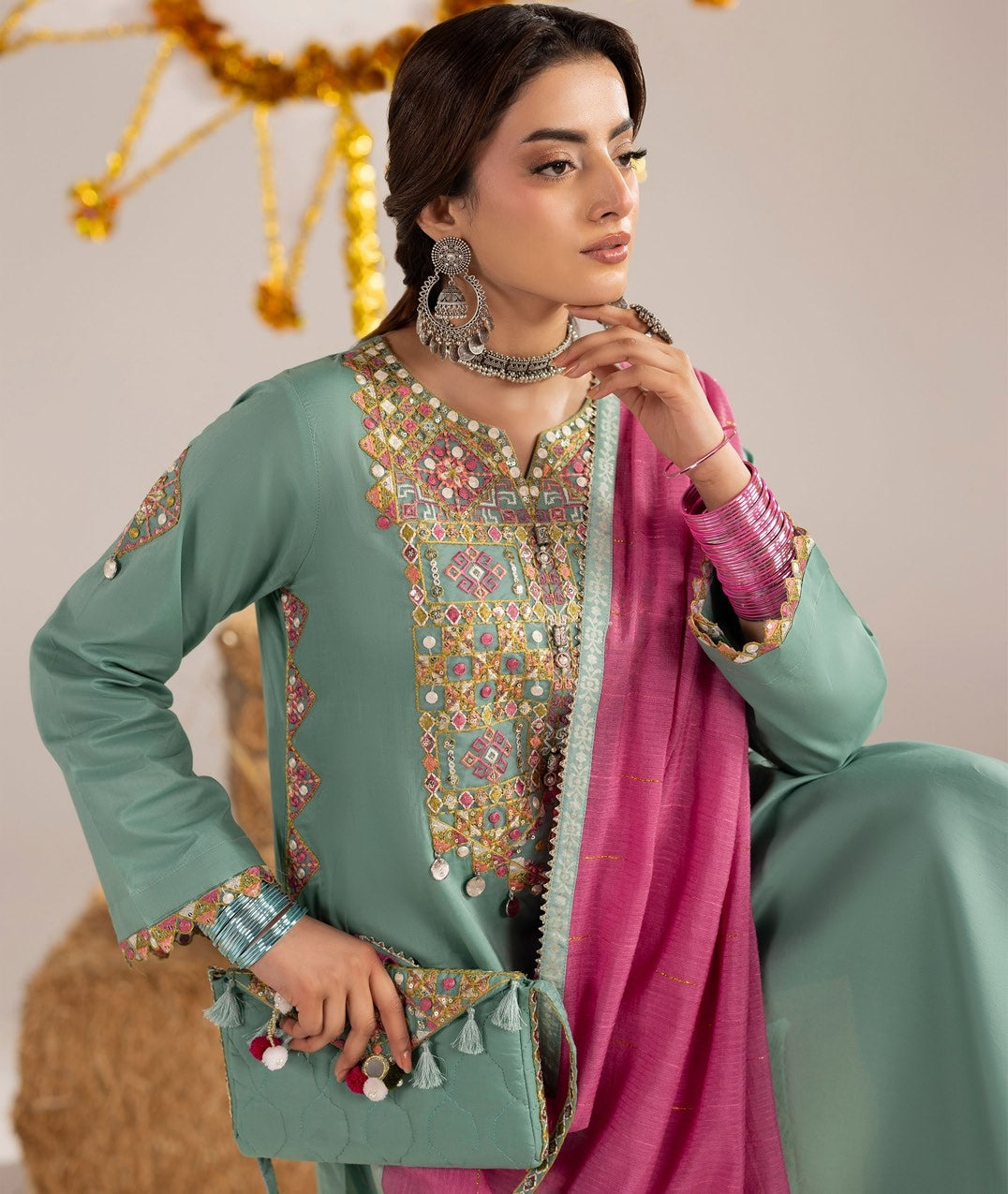 Phulkari ZR 2615 Aqua