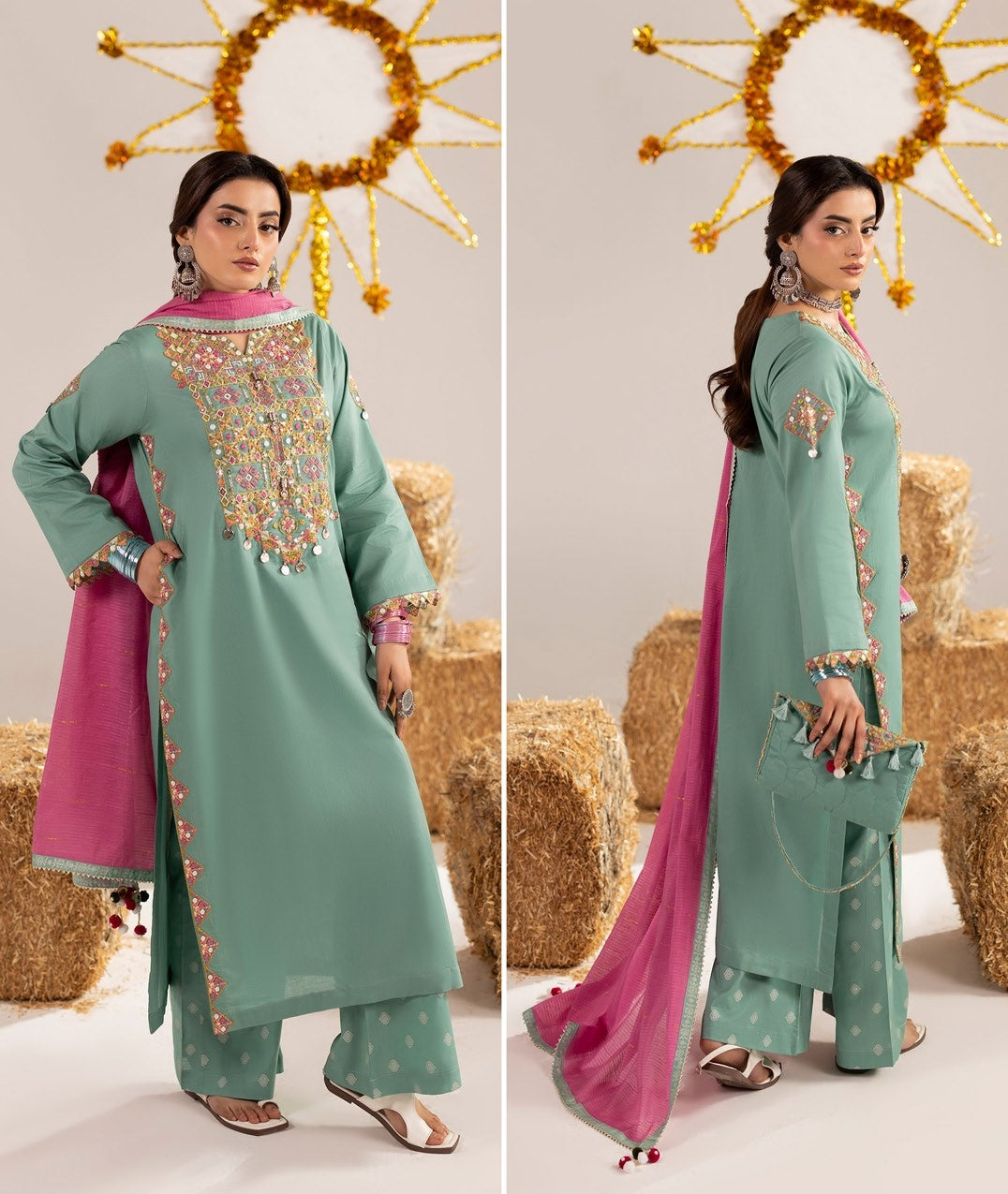 Phulkari ZR 2615 Aqua