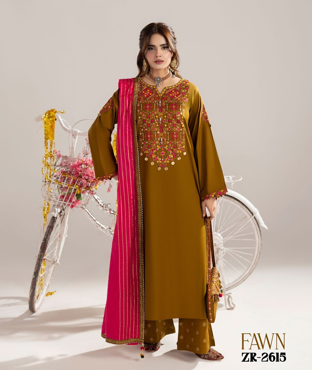 Phulkari ZR 2615 Fawn