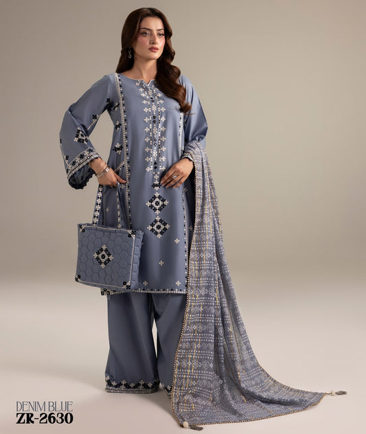 Phulkari Edit 26 ZR 2630 Denim Blue