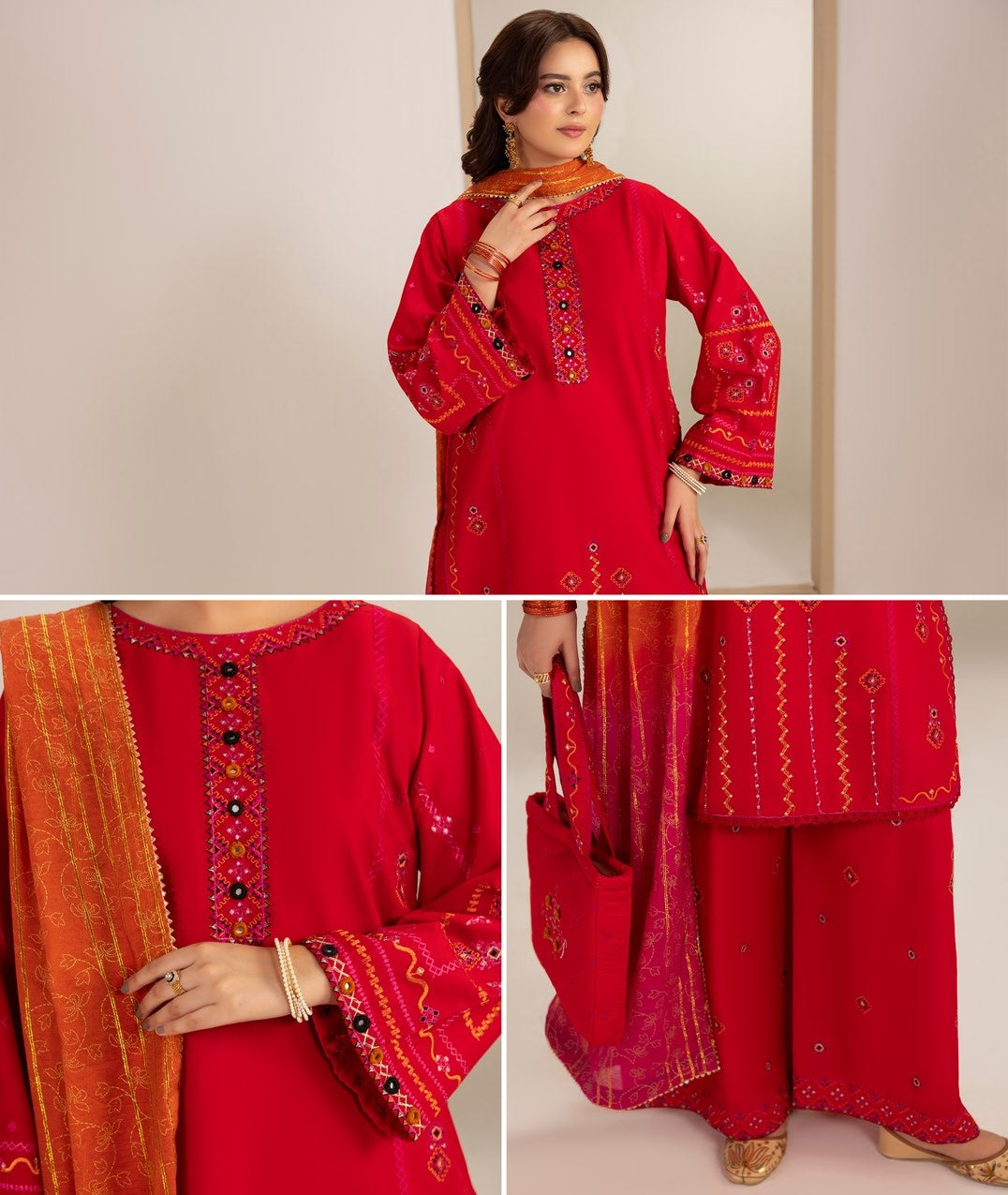 Phulkari Edit 26 ZR 2631 Red