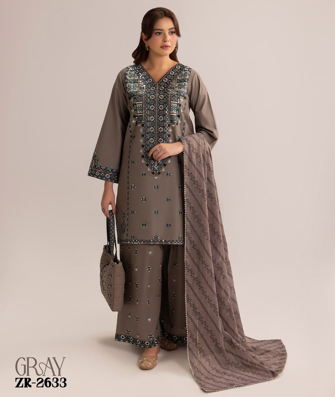 Phulkari Edit 26 ZR 2633 Grey