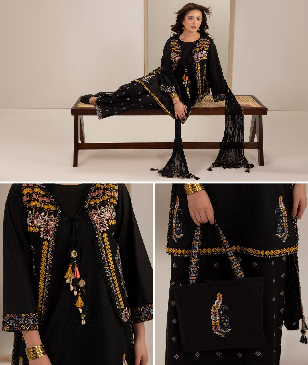 Phulkari Edit 26 ZR 2629 Black