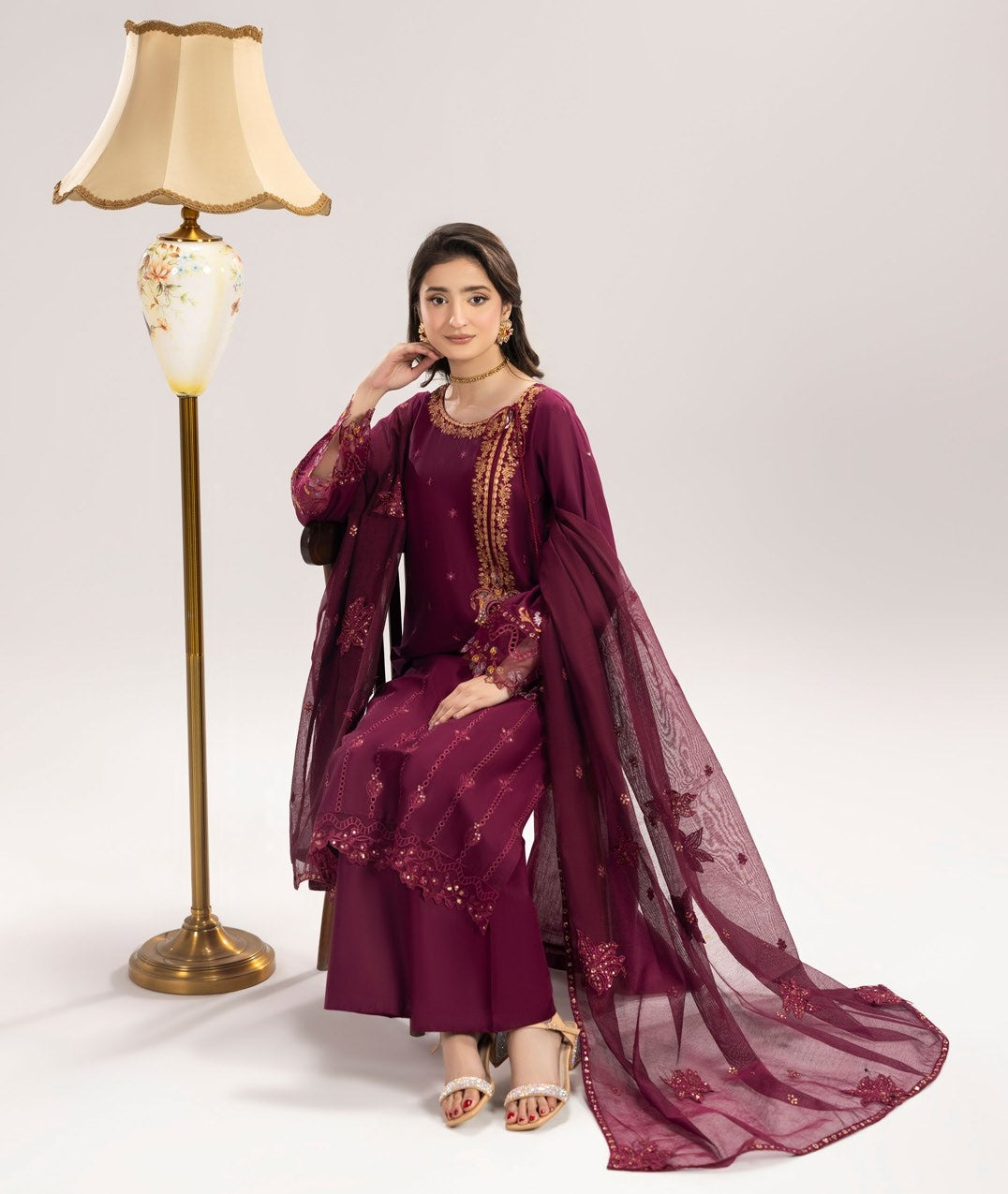 Phulkari Vol II ZR 2618 Mehroon