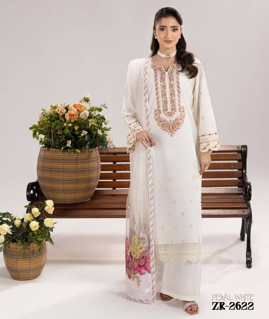 Phulkari Vol II ZR 2622 White