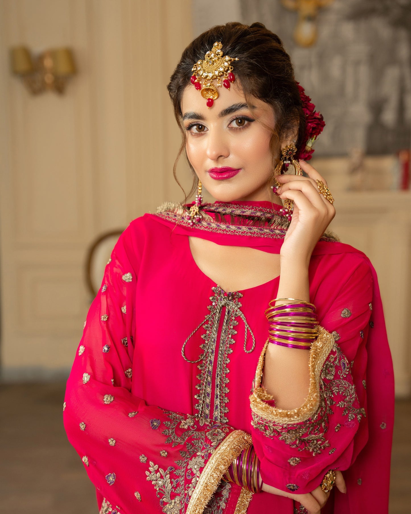 Karma Roohi 466 Respberry Pink