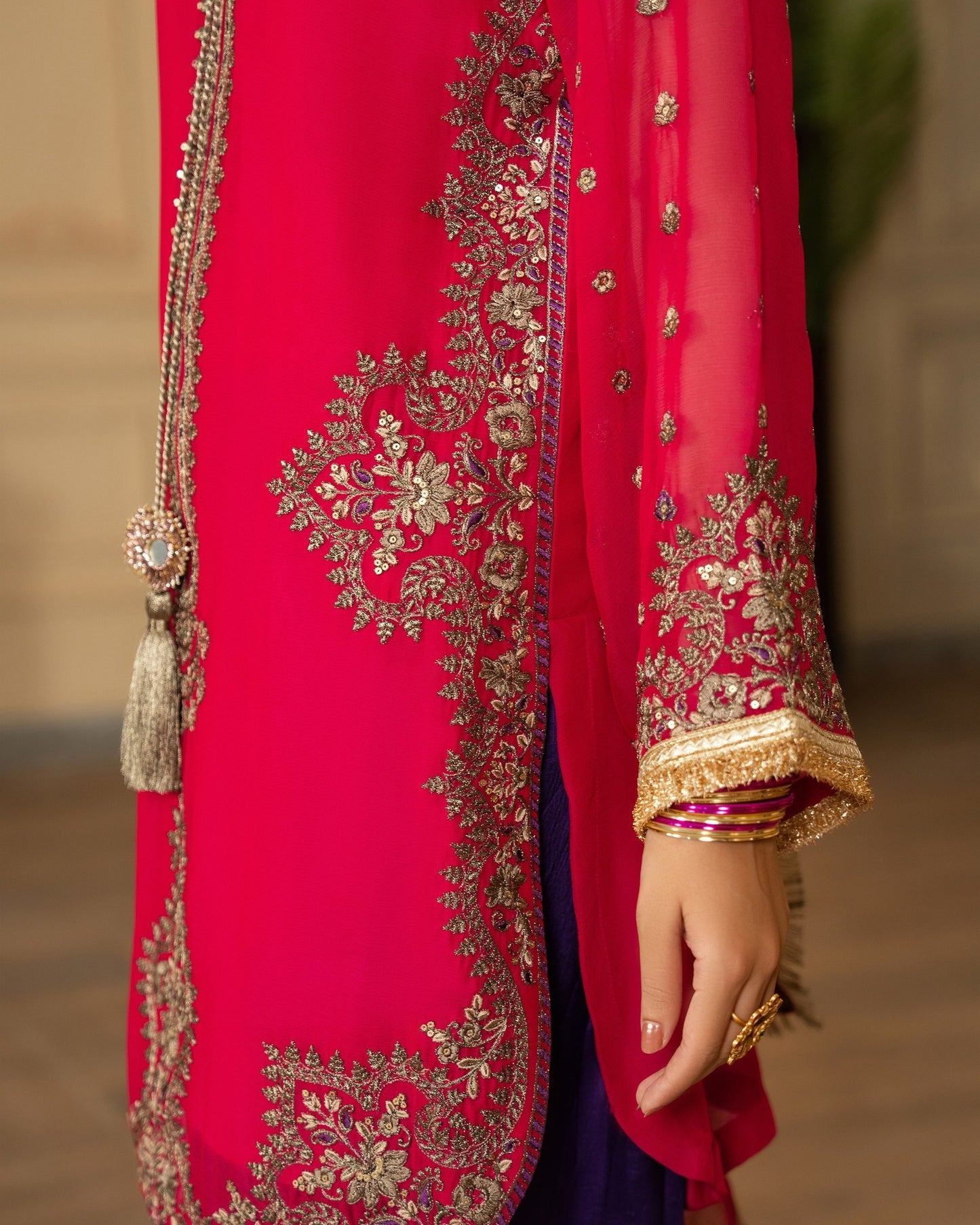 Karma Roohi 466 Respberry Pink