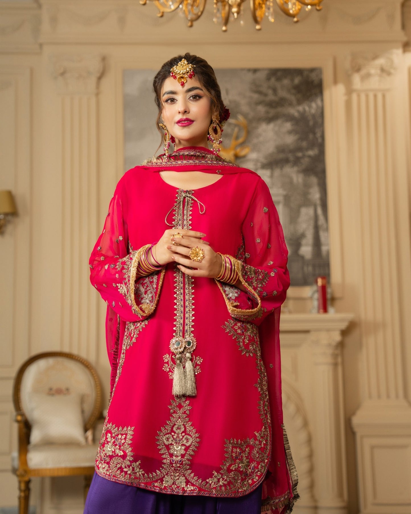 Karma Roohi 466 Respberry Pink