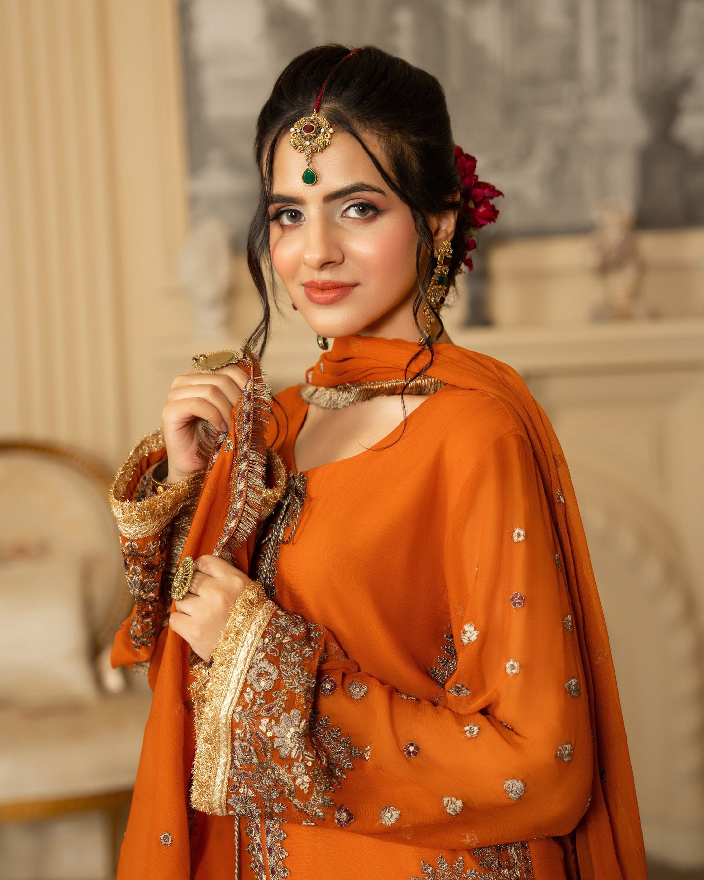 Karma Roohi 466 Burnt Orange