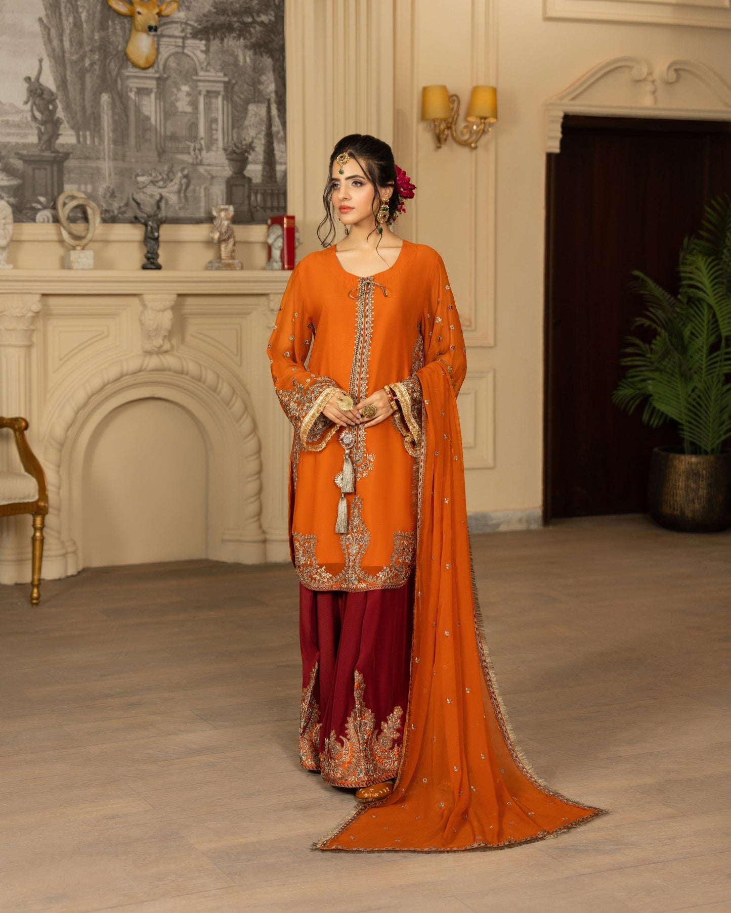 Karma Roohi 466 Burnt Orange