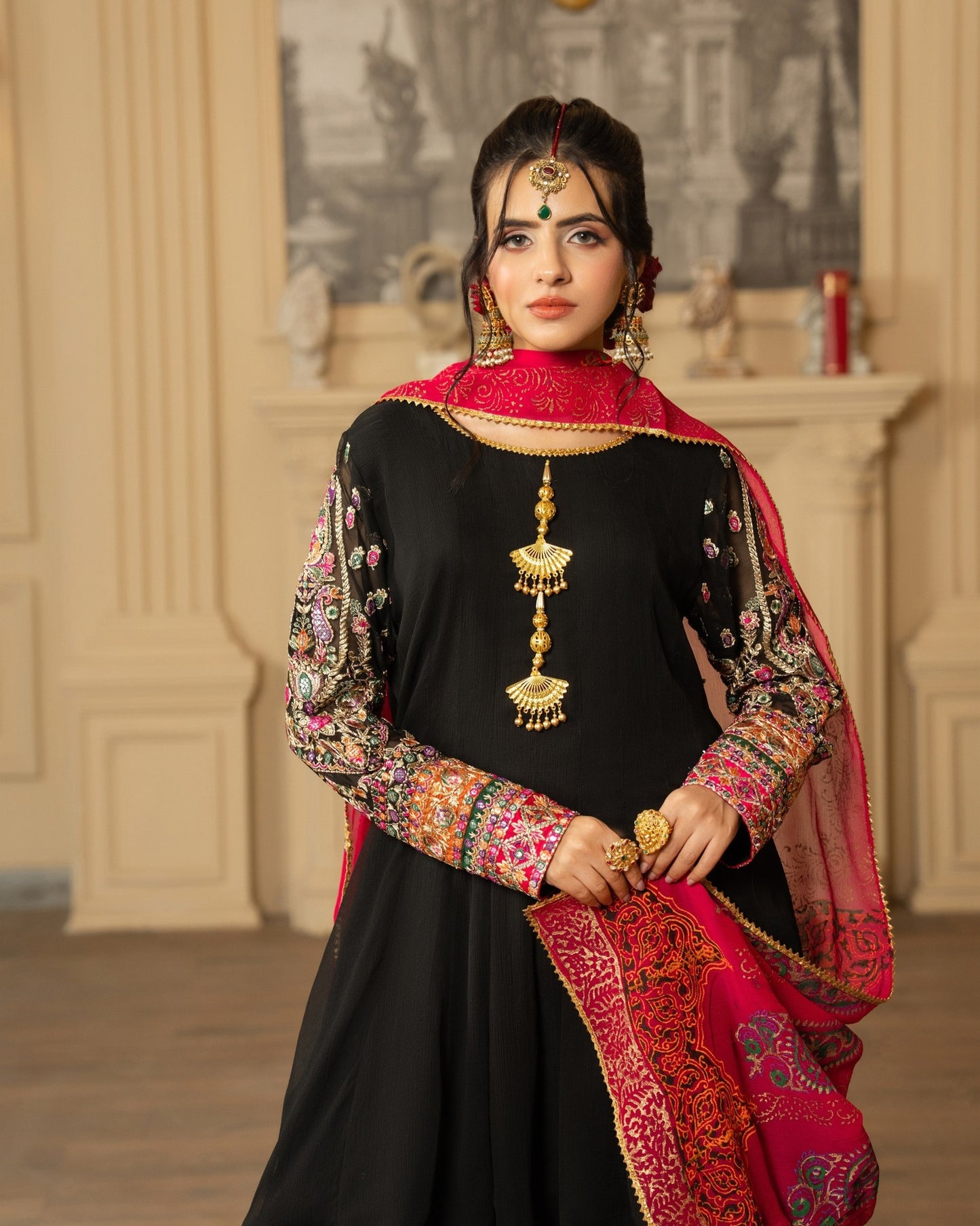 Karma Roohi 462 Crimson Black