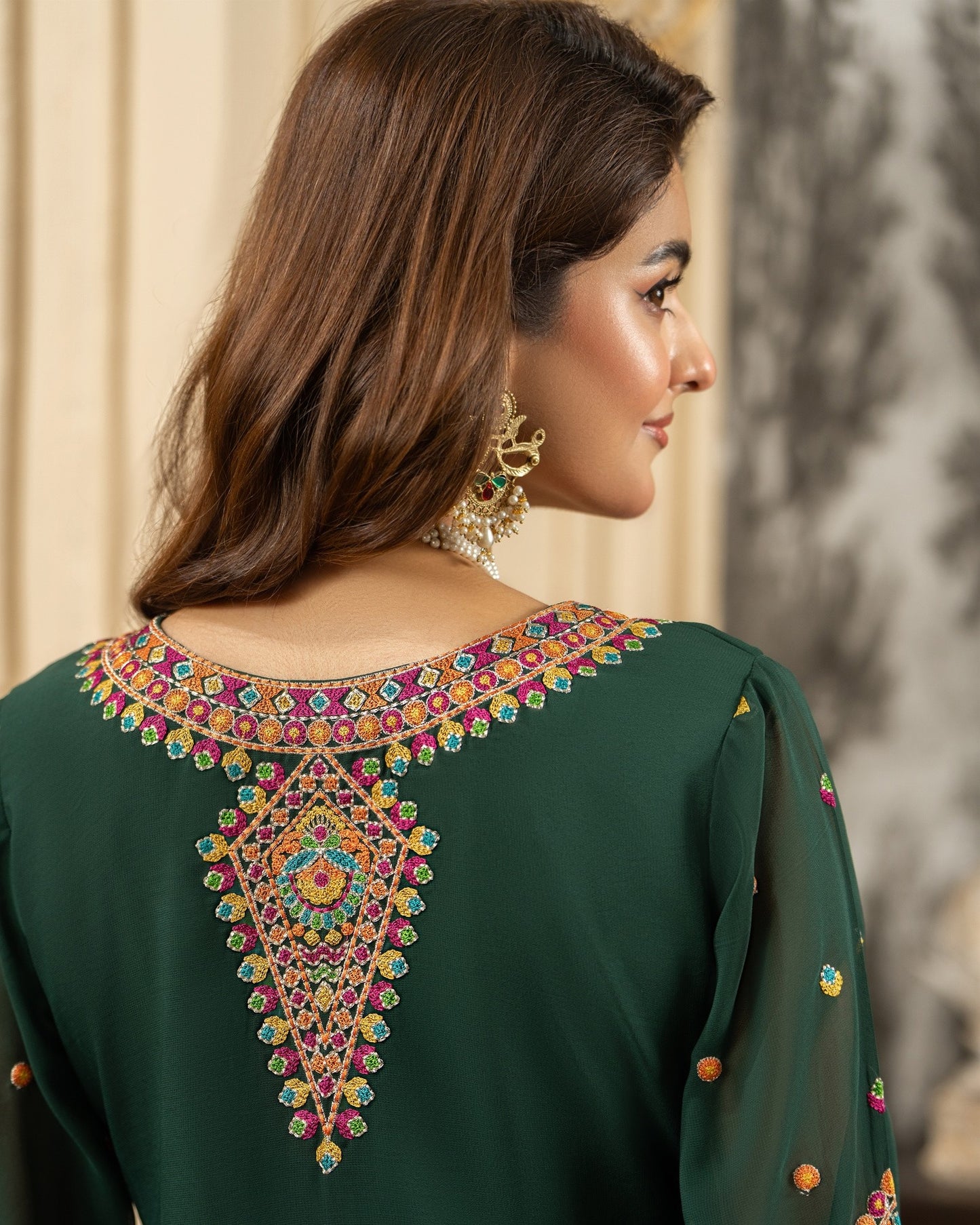 Karma Roohi 465 Emerald Green