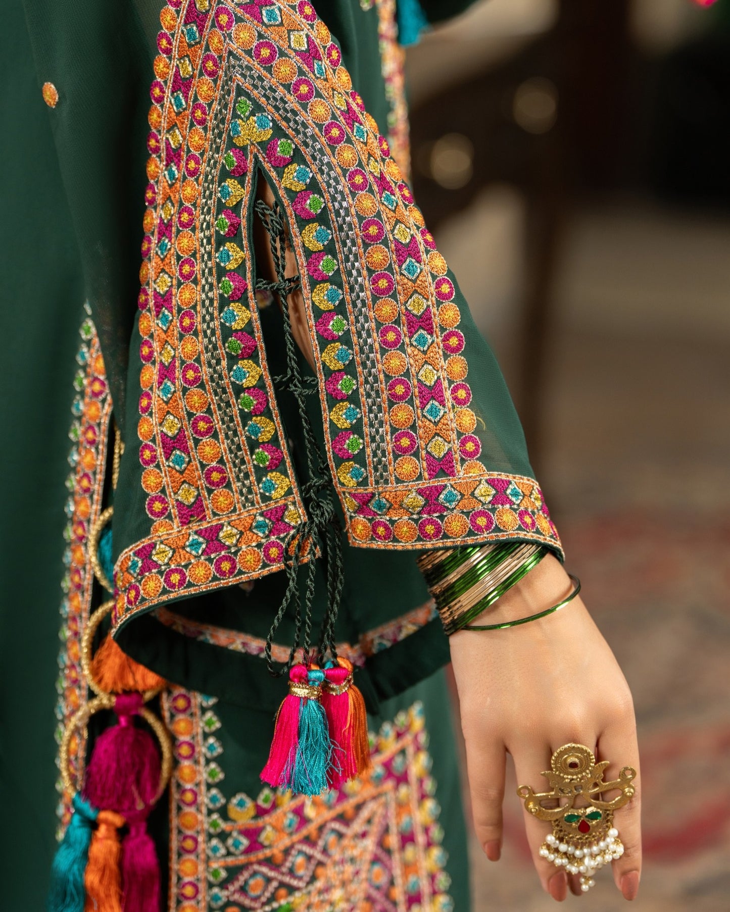 Karma Roohi 465 Emerald Green