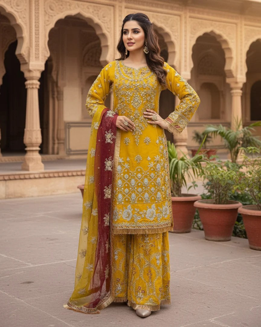 SJ3156 by Plazo Mohsin Mustard