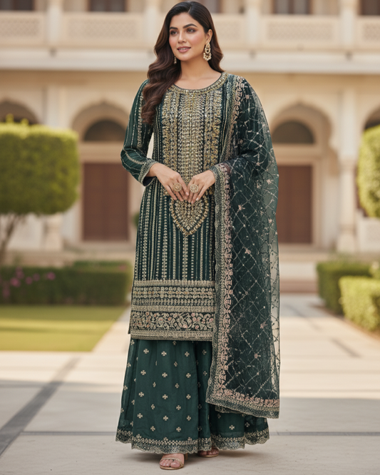 SJ3204 Bottle Green By SH