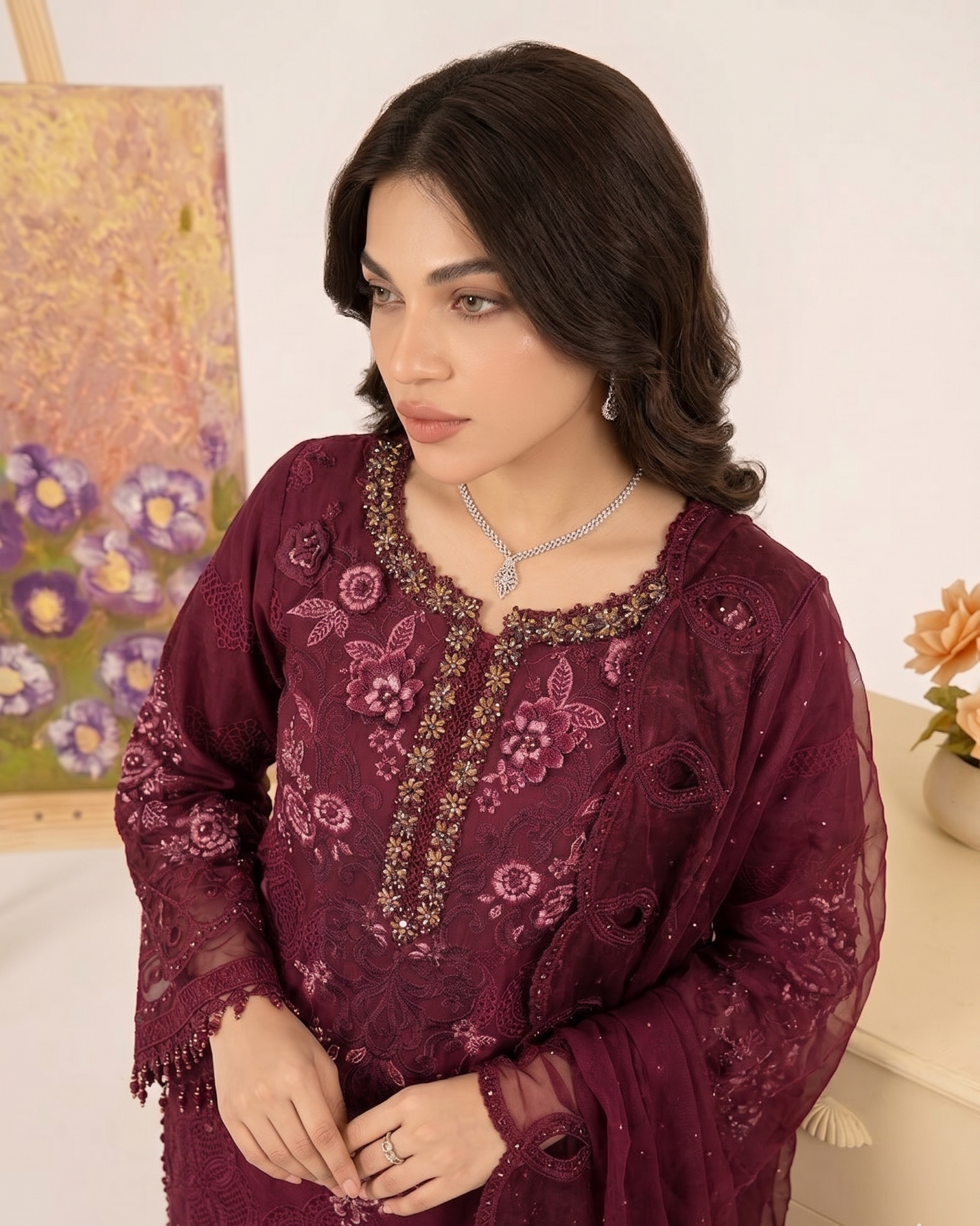 SJ3782 Mehroon