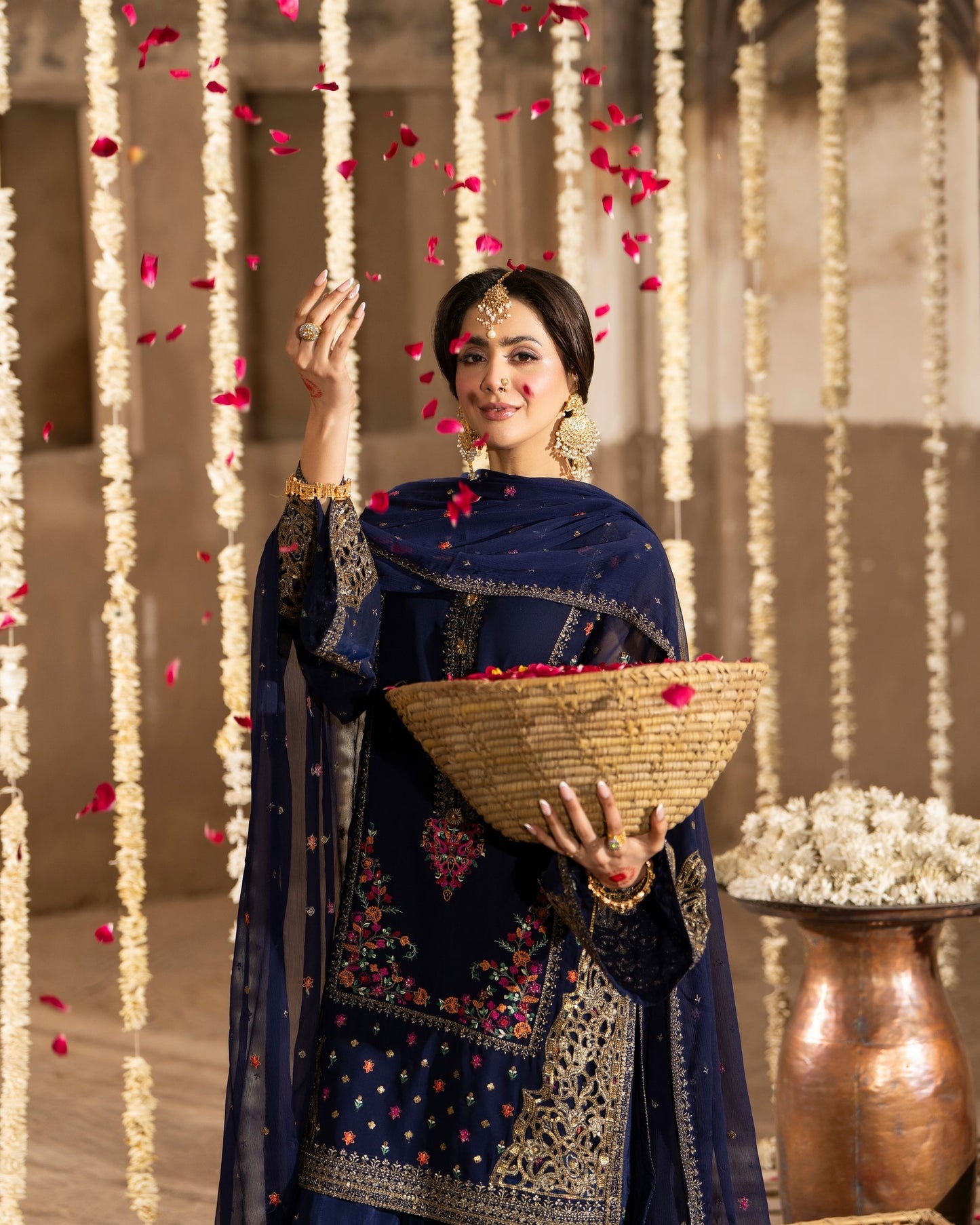 Karma Saj Dhaj 521 Navy Blue