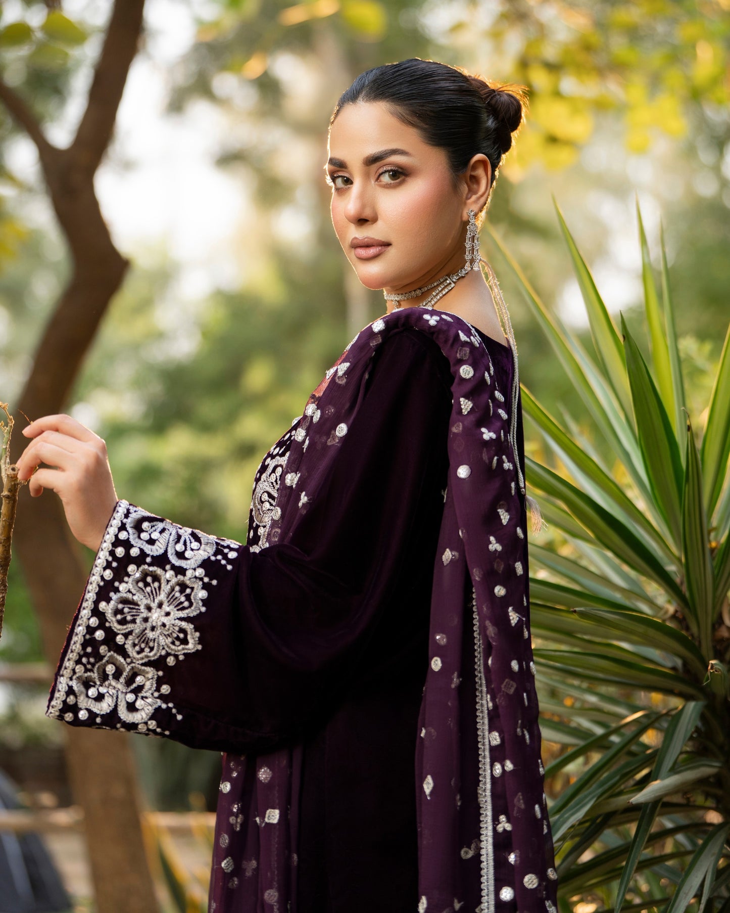 Karma Sehar Velvet 491 Plum