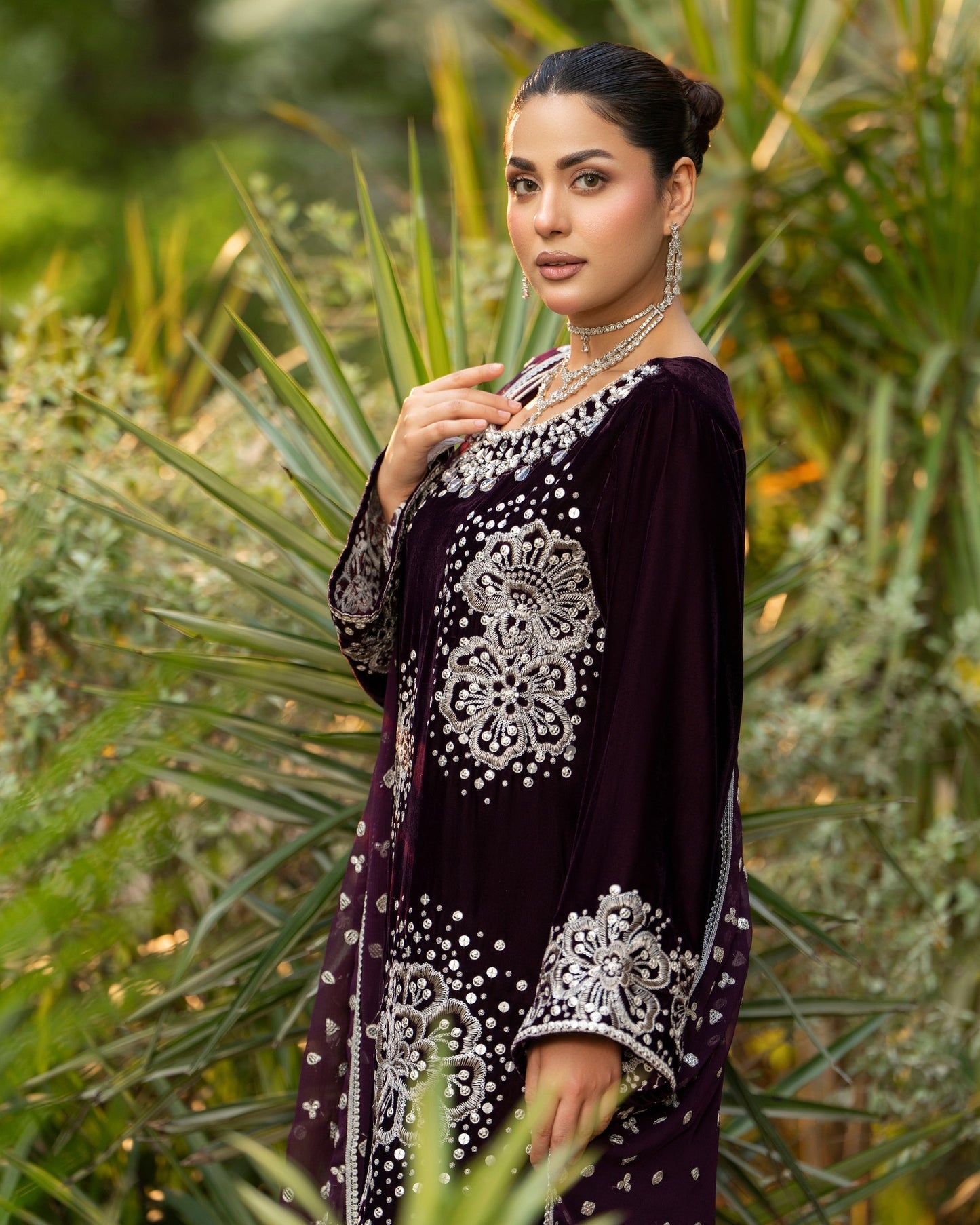 Karma Sehar Velvet 491 Plum