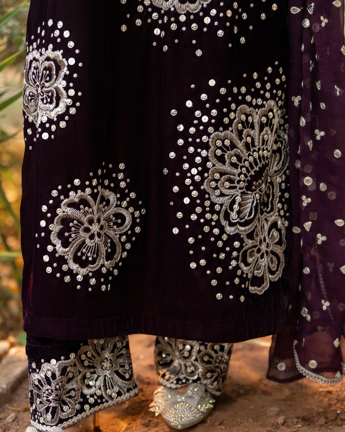 Karma Sehar Velvet 491 Plum