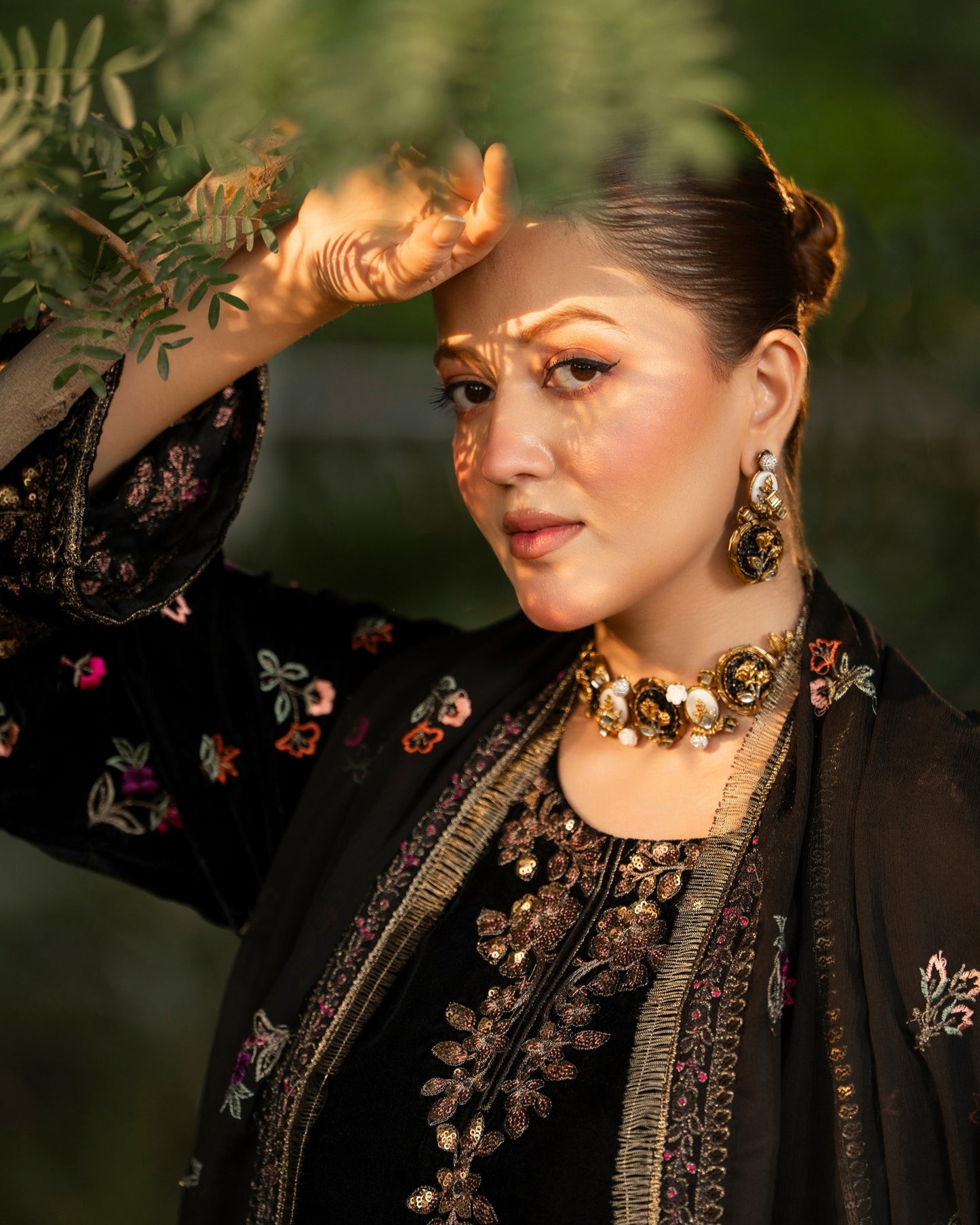 Karma Sehar Velvet 490 Pitch Black