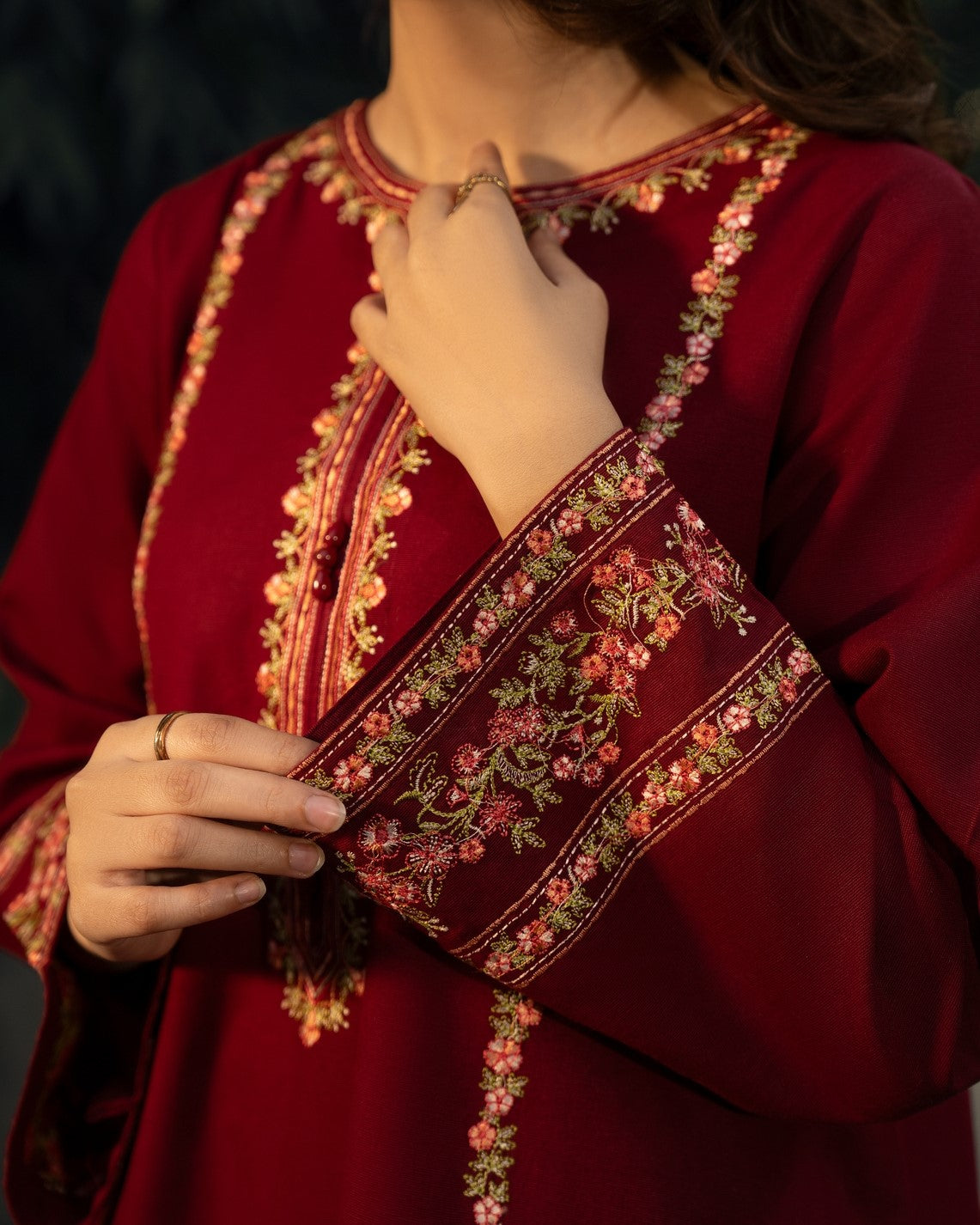 Shadows Khadder Wine Red