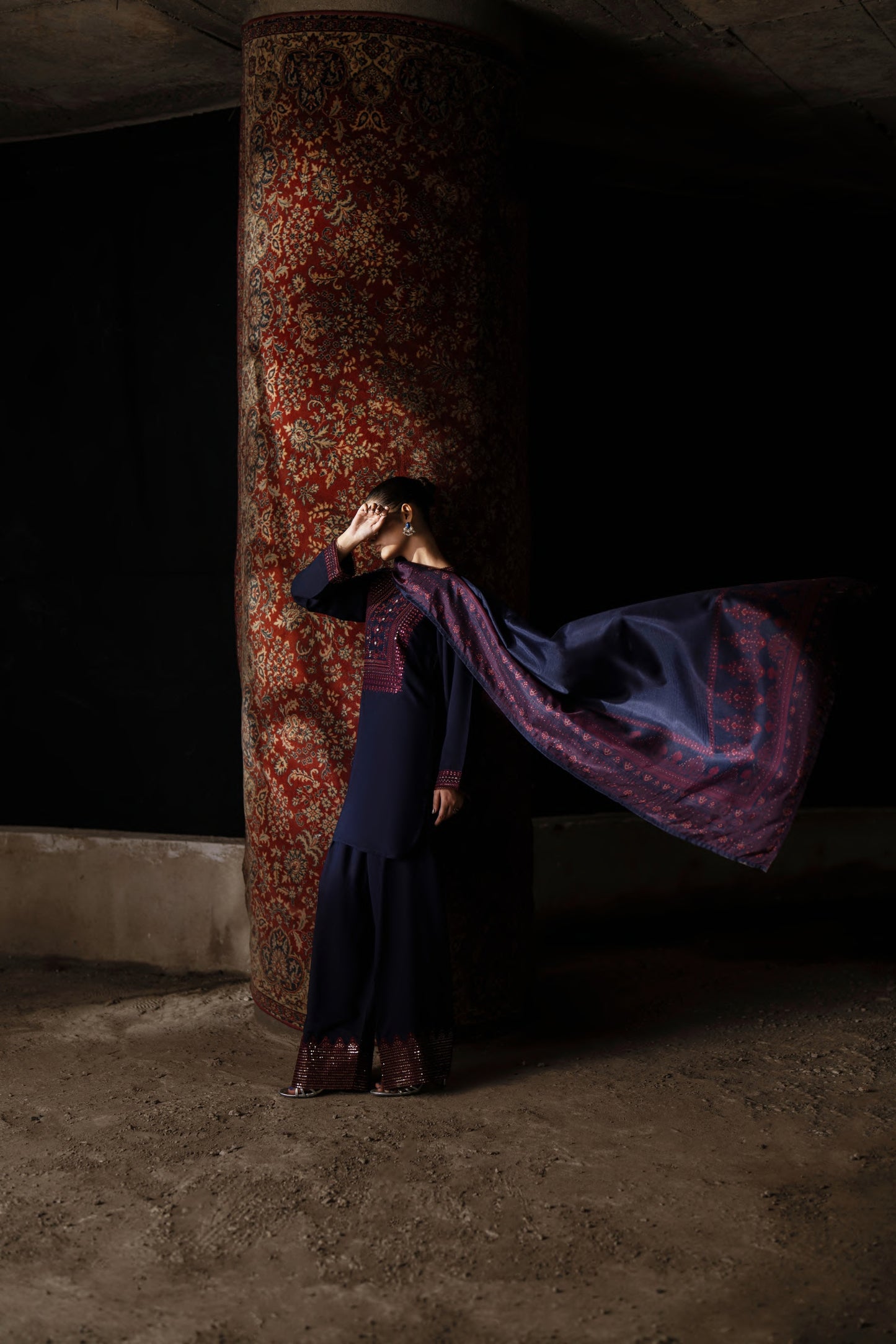 Sham Drop II Sapphire Bloom