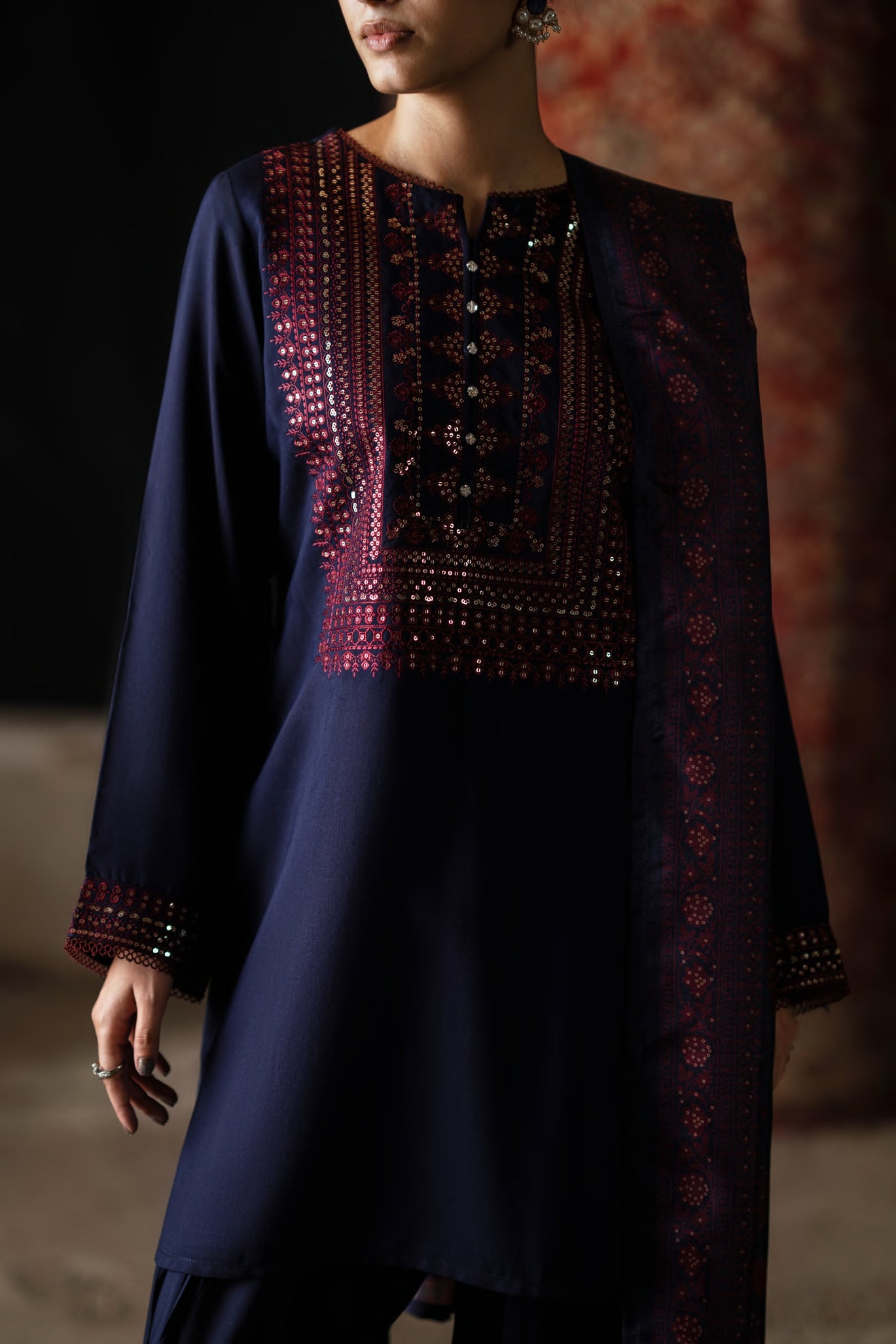 Sham Drop II Sapphire Bloom