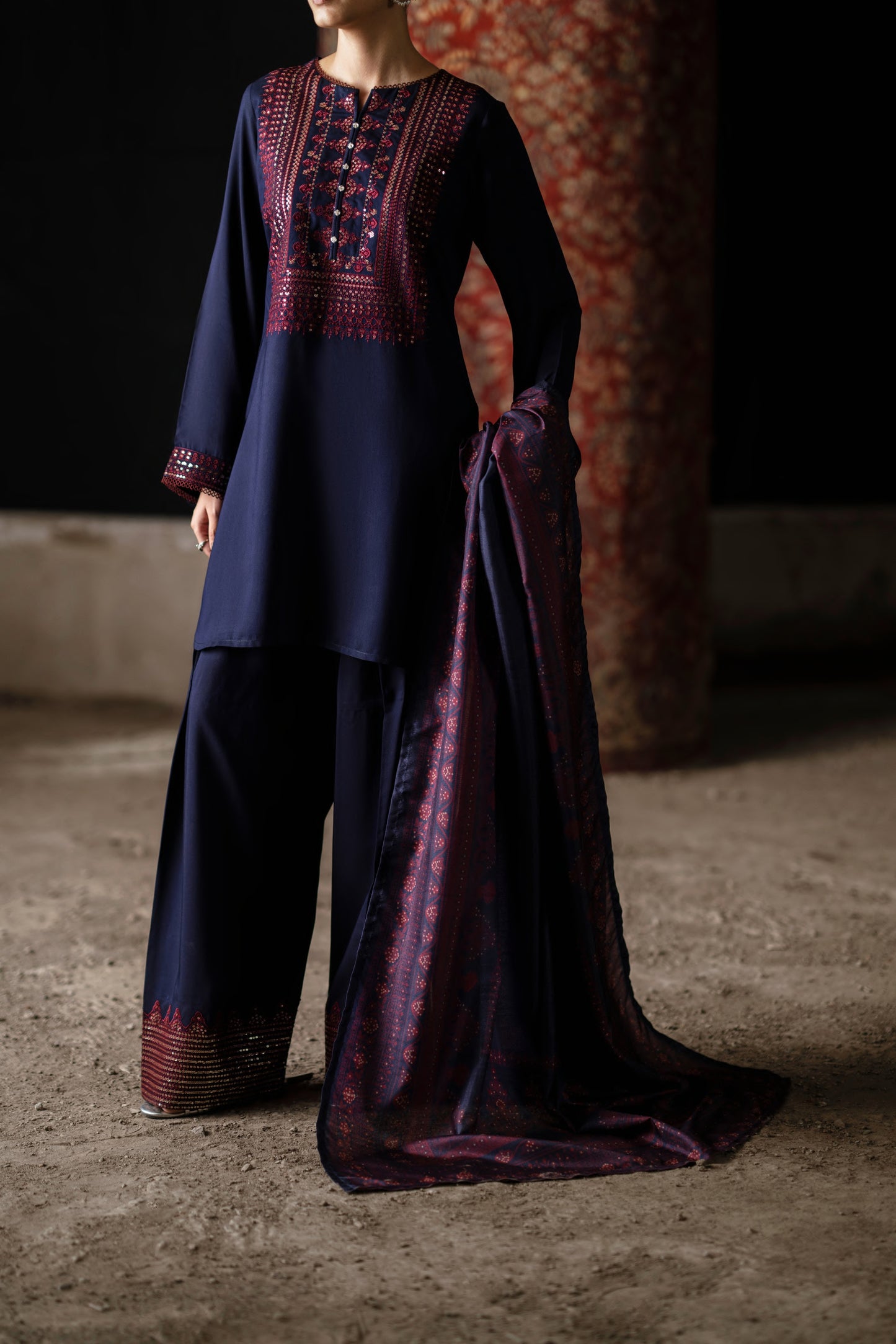 Sham Drop II Sapphire Bloom