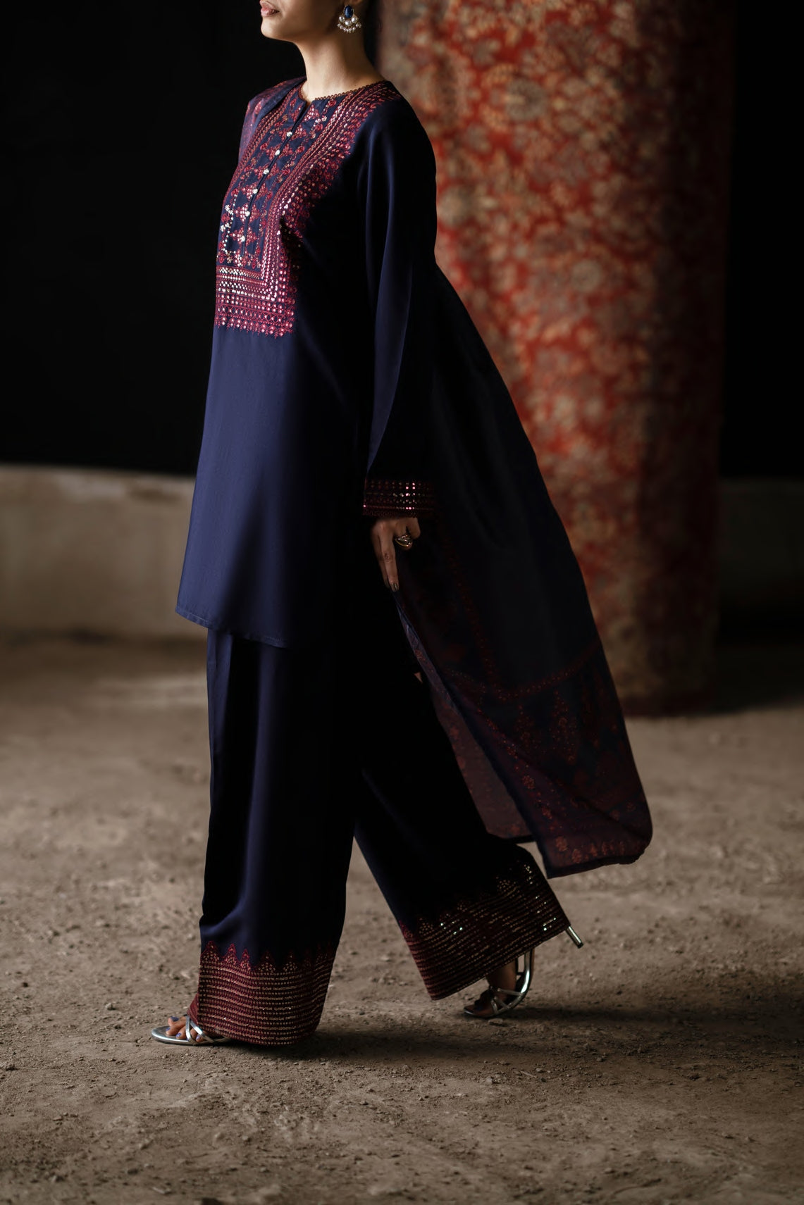 Sham Drop II Sapphire Bloom