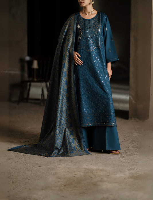 Sham Drop II Teal Radiance